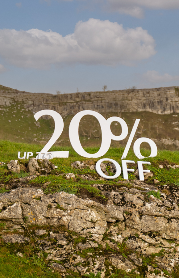 20% off stays
